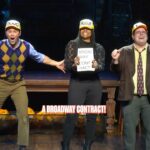 Josh Gad Instagram - Honestly can’t think of a better way to go out! Thanks for eating dreams with us, Audra McDonald! #GutenbergBway #audramcdonald #andrewrannells #joshgad #broasway #musicals #musicaltheatre