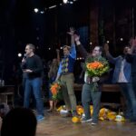 Josh Gad Instagram – GUTENBERG! The Musical’s final Broadway bow! Congratulations Bud and Doug—you’ve got your show🍽️✨ James Earl Jones Theatre