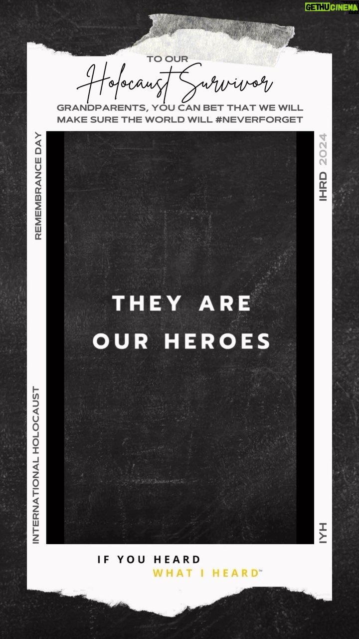 Josh Gad Instagram - They are our heroes, it’s our turn to be theirs. We are the grandchildren of Holocaust survivors - the last generation to ever hear survivor stories firsthand. Help us keep the stories of our #HolocaustSurvivor grandparents alive by watching the interviews on our site, sharing our stories, and making sure the world will #NeverForget We’re seeing antisemitism at levels not seen since before the Holocaust. Learning from the past is the best way to make sure what happened then never happens again. #internationalholocaustremembranceday #holocaustremeberanceday #holocausteducation #holocaustsurvivor