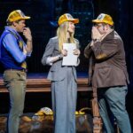 Josh Gad Instagram - What a joy getting to do one of my last performances with my #frozen2 co-Star Evan Rachel Wood. Love you lady! Thanks for eating dreams with us at @gutenbergbway . Photos by: @triciambaron