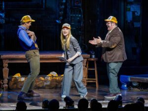 Josh Gad Instagram - What a joy getting to do one of my last performances with my #frozen2 co-Star Evan Rachel Wood. Love you lady! Thanks for eating dreams with us at @gutenbergbway . 

Photos by: @triciambaron