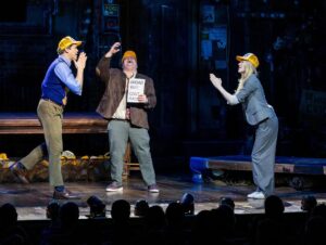 Josh Gad Instagram - What a joy getting to do one of my last performances with my #frozen2 co-Star Evan Rachel Wood. Love you lady! Thanks for eating dreams with us at @gutenbergbway . 

Photos by: @triciambaron
