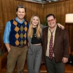 Josh Gad Instagram - What a joy getting to do one of my last performances with my #frozen2 co-Star Evan Rachel Wood. Love you lady! Thanks for eating dreams with us at @gutenbergbway . Photos by: @triciambaron