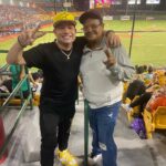 Jowell Instagram - En Carolina con quien ???? Con #WillyLengua ??? NAAAA va sel contigo 😂😂😂😂 Estadio Roberto Clemente Walker