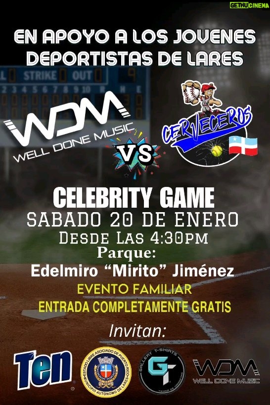 Jowell Instagram - Softball game! Presenta @welldonemusica ⚾ Puerto Rico
