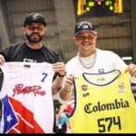 Jowell Instagram - #Las23Del23 @djpope #PR vs #Colombia en Medallo. Muy Duro !! 🏀 Medellín, Antioquia