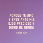 Juan Luis Guerra Instagram - Isaías 43:4