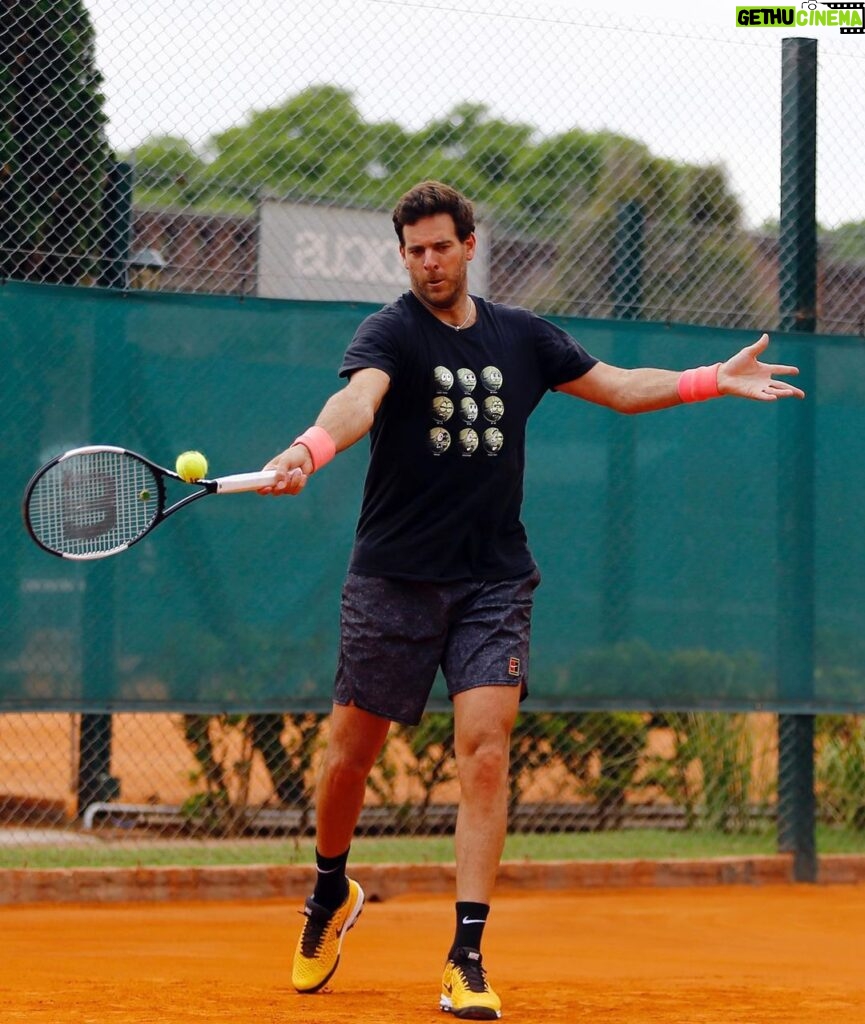 Juan Martin del Potro Instagram - Entrenamiento 🎾💪🔨 #training #tennis