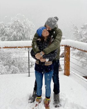 Juan Martin del Potro Instagram - Momentos mágicos! 💘❄️☃️