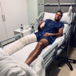 Juan Martin del Potro Instagram - La operación salió muy bien. Ya recuperándome. Gracias por sus mensajes de apoyo y aliento! 👍💖🤗🤕 . . Surgery went well. Now entering rehab mode. Thanks for your support, I really appreciate it! Barcelona, Spain
