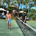 Juan Martin del Potro Instagram - Lindos momentos con mi amigo. 🏝️🚀🎾 ♟️ Quién creen que gano? 😂 Having fun with my friend @richardbranson @virgin #neckercup Necker Island