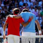 Juan Martin del Potro Instagram - Hiciste del tenis un deporte único. Gracias por enseñarnos con tu ejemplo dentro y fuera de la cancha. Soy un agradecido por haber compartido tu carrera y haber podido jugar tantos partidos juntos. Gracias. Gracias por ponernos a prueba a todos, elevar la vara en cada torneo que jugamos, por todo lo que has dado para nuestro deporte y lo cálido que siempre fuiste conmigo, y tantas otras cosas. Estoy triste, es una noticia que no quería escuchar. Pero te deseo una gran vida junto a Mirka y tus niños. 💙 You made tennis a unique sport. Thank you for teaching us with your example, in and out court. I'm thankful for shearing your journey and being able to play so many matches together. Thank you. Thank you for testing us all, raising our standards in every tournament we played, for everything you’ve given for our sport, for how warm you always were with me, and so many other things. I'm sad, this is something I didn’t want to hear. I do wish you a great life with Mirka and your kids.