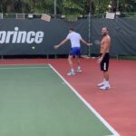 Juan Martin del Potro Instagram – Learning the Forehand @delpotrojuan Terrordome