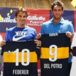 Juan Martin del Potro Instagram - Hiciste del tenis un deporte único. Gracias por enseñarnos con tu ejemplo dentro y fuera de la cancha. Soy un agradecido por haber compartido tu carrera y haber podido jugar tantos partidos juntos. Gracias. Gracias por ponernos a prueba a todos, elevar la vara en cada torneo que jugamos, por todo lo que has dado para nuestro deporte y lo cálido que siempre fuiste conmigo, y tantas otras cosas. Estoy triste, es una noticia que no quería escuchar. Pero te deseo una gran vida junto a Mirka y tus niños. 💙 You made tennis a unique sport. Thank you for teaching us with your example, in and out court. I'm thankful for shearing your journey and being able to play so many matches together. Thank you. Thank you for testing us all, raising our standards in every tournament we played, for everything you’ve given for our sport, for how warm you always were with me, and so many other things. I'm sad, this is something I didn’t want to hear. I do wish you a great life with Mirka and your kids.