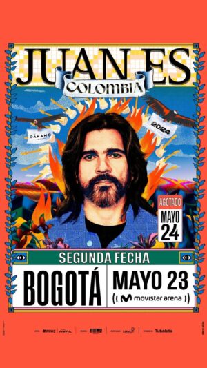 Juanes Instagram - SOLD OUT BOGOTÁ 🙏🏼 GRACIAS !!!🔥🇨🇴 y lo mejor de todo, nos vamos con SEGUNDA FECHA en el Movistar Arena el 23 de mayo!! 

Boletas disponibles | lunes, 15 de enero