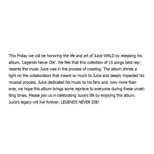 Juice WRLD Instagram - #lljw🕊