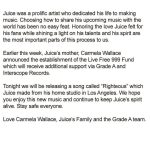 Juice WRLD Instagram – #lljw🕊