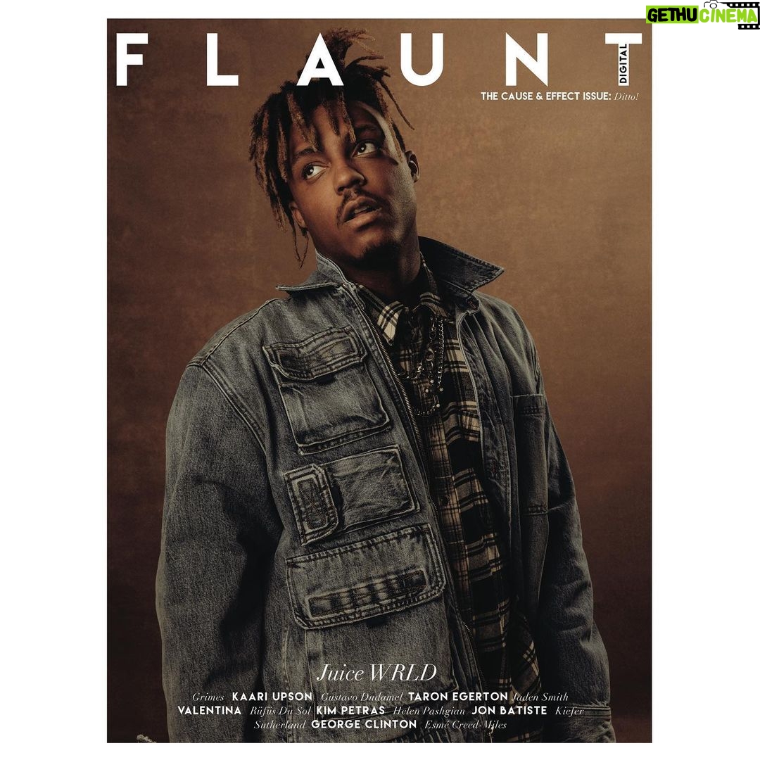 Juice WRLD Instagram - @flauntmagazine @edwardcooke out now! #thecauseandeffectissue