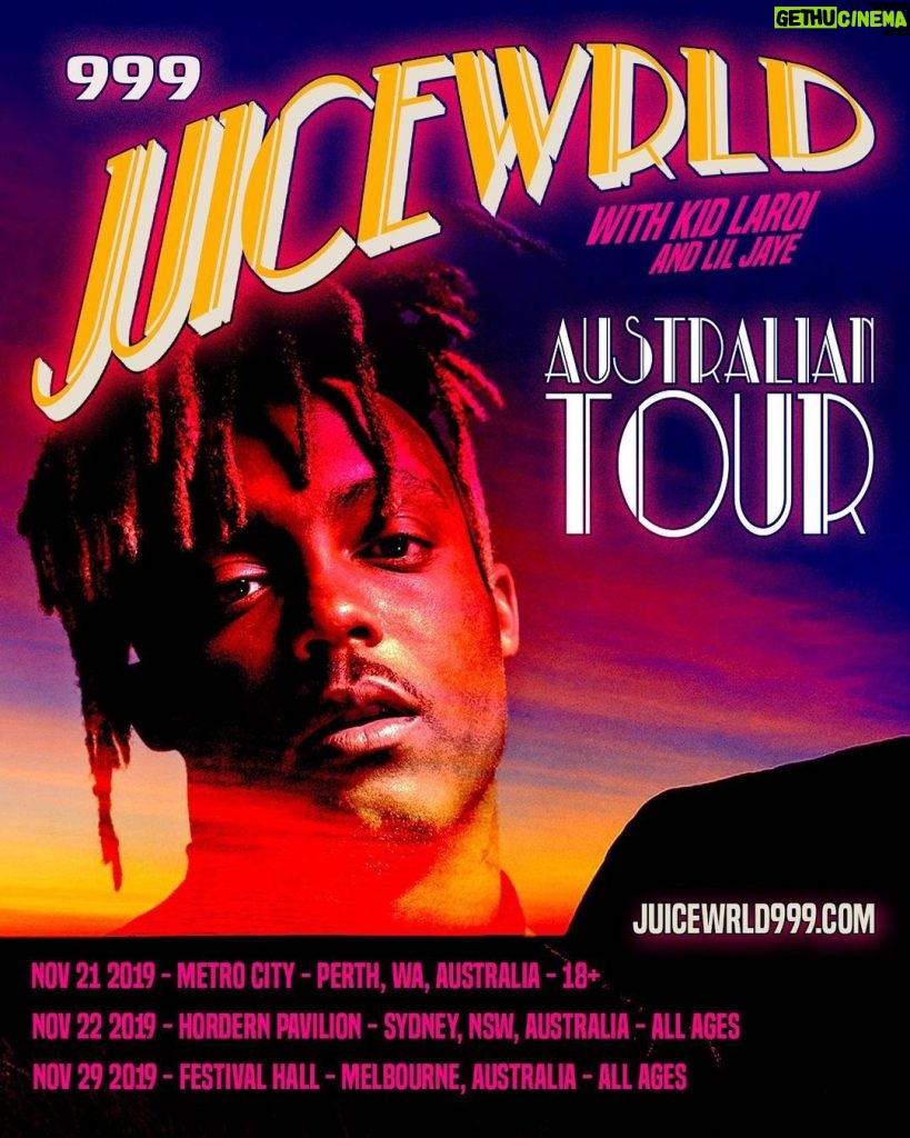 Juice WRLD Instagram - Australia tour 🇦🇺 with support from @thekidlaroi lets go!