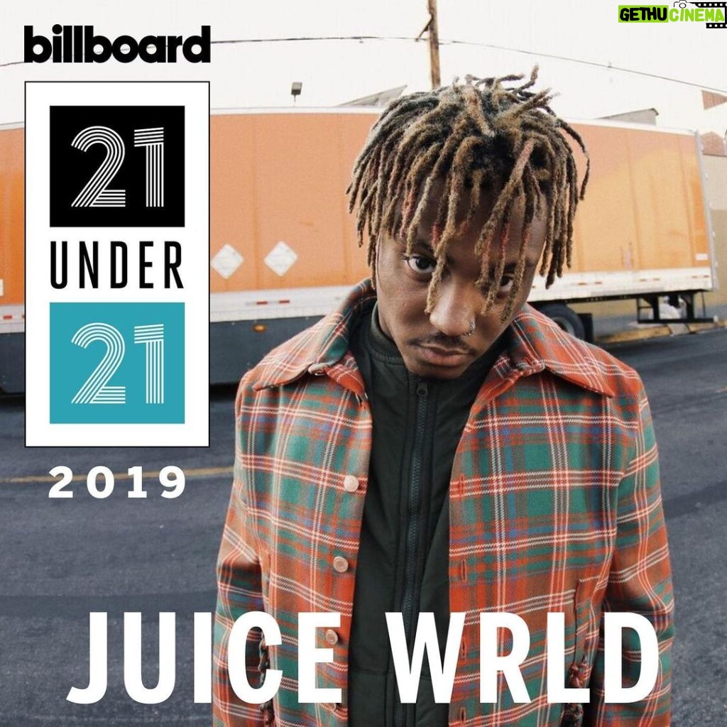 Juice WRLD Instagram - Honored to share that I’m one of @billboard ’s #21under21 of 2019! Thanks @billboard and congrats to everyone else on the list. Thank you to my fans for making this happen. ❤