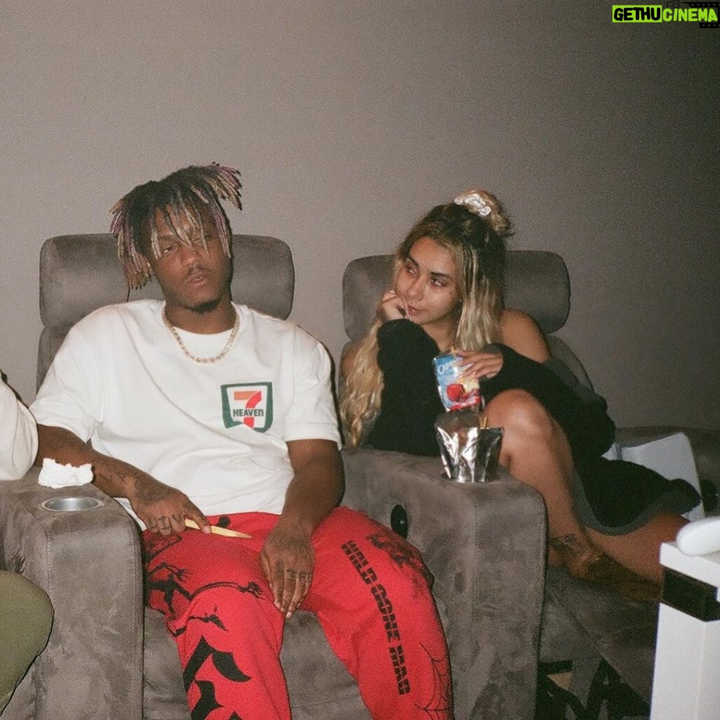 Juice WRLD Instagram - Random memories, I love my shawty n the way she look @ me...herb u my blood but don’t think that’s gone stop me from fucking u up and taking ya money on the court this weekend..Rex we making hits daily...999 🖤 great things koming..moments captured by @chrislongfilms