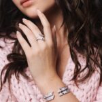 Jules LeBlanc Instagram - Eternal Gold with @prada pavé diamonds #PradaFineJewelry Prada Eternal Gold made from 100% recycled gold.