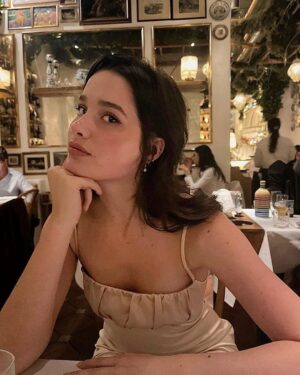 Julianna LeBlanc Instagram - at dinner