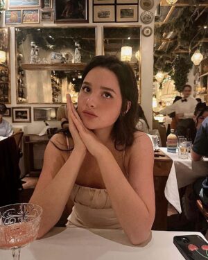 Julianna LeBlanc Instagram - at dinner