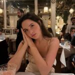 Jules LeBlanc Instagram - at dinner Milan, Italy