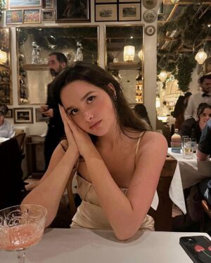 Julianna LeBlanc Instagram - at dinner