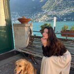 Jules LeBlanc Instagram - lake como, italy 🦢 Lake Como, Italy