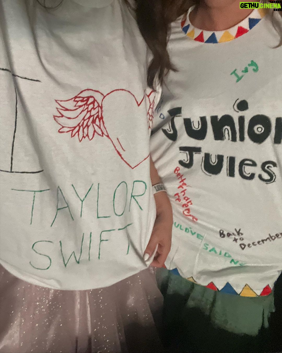 Jules LeBlanc Instagram - what an honor to live at the same time as taylor swift