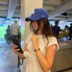 Jules LeBlanc Instagram – let’s playyyyy ball🩵 Dodger Stadium