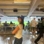 Jules LeBlanc Instagram - let’s playyyyy ball🩵 Dodger Stadium