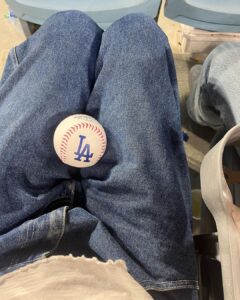 Jules LeBlanc Instagram - let’s playyyyy ball🩵 Dodger Stadium