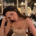 Jules LeBlanc Instagram - at dinner Milan, Italy
