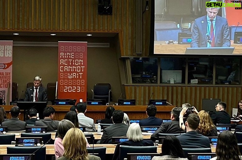Jules LeBlanc Instagram - Thank you to the @unitednations and @un_mineaction team for inviting us to the United Nations Mine Action Summit last week. It was an honor learning about the incredible work that UNMAS has taken on across the world and we were very fortunate to speak to several NGO team members and ambassadors from SE Asia on the matter. Also wanted to thank @morley_nelson, @richardfitoussi, and the entire team from their upcoming documentary, “Walking Without Fear”, for inviting us to be a part of the amazing film they have spent years working on to bring greater awareness to this issue. Millions of people around the world are affected by the placement of landmines and the post-war impacts they have on innocent communities after soldiers have left the battlefields. Many countries, such as Cambodia, Laos, and Vietnam to name a few, are still in the process of clearing millions of landmines from their lands, and it is only with greater awareness and funding that this issue may one day be gone. This was a cause that was very important to Princess Diana leading up to her passing, and is an issue that Prince Harry has continued to fight for to this day to build upon her legacy. If you want to help make a difference, please head to the @un_mineaction page to find more information and resources on how you can help create a mine-free world. We’ll be posting a YouTube video soon to share our trip and what we learned with you all. xx