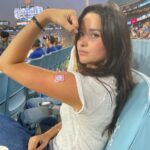 Jules LeBlanc Instagram – let’s playyyyy ball🩵 Dodger Stadium