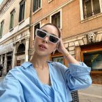 Julia Barretto Instagram – Feeling blue 💙 Another eyewear coming out this Saturday @thejujuclub.co 😎 Venice, Italy