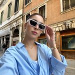 Julia Barretto Instagram - Feeling blue 💙 Another eyewear coming out this Saturday @thejujuclub.co 😎 Venice, Italy