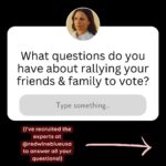 Julia Louis-Dreyfus Instagram – What an amazing Q&A we had about talking to friends and family about voting!

Here are a few of my favorite questions that I think we all could find valuable – please share so others can also start conversations. 

Special thanks to the ladies of @redwineblueUSA for providing the expert answers to each one!

I know it can be a little tough to talk to your friends and family, but it truly is one of the most impactful things you can do this election!

You can see all the questions in a story highlight on my profile.

And please go to my link in bio to see how you can earn up to $500 for abortion funds just by talking to your friends & family!