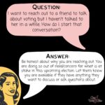 Julia Louis-Dreyfus Instagram – What an amazing Q&A we had about talking to friends and family about voting!

Here are a few of my favorite questions that I think we all could find valuable – please share so others can also start conversations. 

Special thanks to the ladies of @redwineblueUSA for providing the expert answers to each one!

I know it can be a little tough to talk to your friends and family, but it truly is one of the most impactful things you can do this election!

You can see all the questions in a story highlight on my profile.

And please go to my link in bio to see how you can earn up to $500 for abortion funds just by talking to your friends & family!