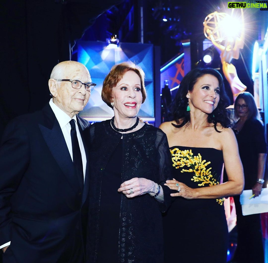 Julia Louis-Dreyfus Instagram - Happy 100th to the incomparable @thenormanlear with love, admiration, respect and love again. And while we are at it, a very early happy birthday (April 26) to the most sublime @itscarolburnett with adoration and love!