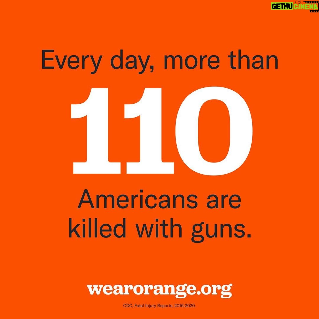 Julia Louis-Dreyfus Instagram - It's Wear Orange Weekend, so let's join together to demand a future free from gun violence once and for all. Share your #wearorange pic right here and text 'orange' to 644-33 to find a wear orange event!