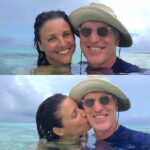 Julia Louis-Dreyfus Instagram - 34 years in, keeping our head above water. Love and love to the love of my life.
