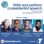 Julia Louis-Dreyfus Instagram - Fellow young Americans, @jfavs @baratunde @hurdonthehill and I want to hear you SPEAK! @kidizenshipUSA and @ymca Youth and Government Programs are launching a contest today that invites kids age 8-18 to write and perform their own presidential speeches. Make a 2-3 minute video of your presidential speech. What will you accomplish in the next 4 years? Tell us your vision and values for YOUR America. We can’t wait to see your videos and celebrate the power of speech. 1st prize gets $1000! Further details at: Kidizenship.com/make-your-speech
