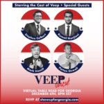 Julia Louis-Dreyfus Instagram – It’s me, your fictional Madame Vice President, here, sharing that these four gents will #ShowUpForGeorgia as guest stars for #VeepUncut on Sunday! We’re announcing even more guests later this week, so make sure to RSVP and support @AmericaVotes’ grassroots voter turnout campaign for the runoff elections. ShowUpForGeorgia.com — link in bio.