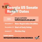 Julia Louis-Dreyfus Instagram – The Peach State will be holding two very competitive Senate runoffs on January 5 that will determine the control of the Senate. Let’s win these seats! 🍑 Go to @VoteSaveAmerica’s Georgia site for voter information, funds to donate to (either the Warnock + Ossoff campaigns or organizers on the ground), and ways to volunteer ➡️ link in bio. #GetMitchOrDieTrying
