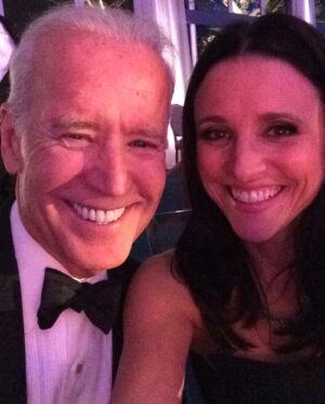 Julia Louis-Dreyfus Instagram - Could not be happier to have voted for @JoeBiden 🇺🇸 And there is still time for you to do so too! So long as you are in line by the time your polling place is set to close, you have the right to place your vote. Stay in line - we need you!! Polling place hours in my Story. For voter support, call 1-833-336-8683!