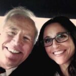 Julia Louis-Dreyfus Instagram - Selfie from when we first met. Love this guy and he’s got my vote. #DemConvention⁣ ⁣ Text vote to 30330 – we need all hands on deck!